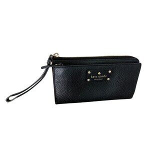 Kate Spade New York Black Wristlet Wallet Purse